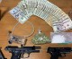 Meth, guns, cash seized