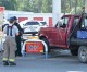 Runaway truck takes out gas pump