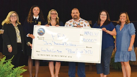BCFCU donates $10,000 to FFAafter goat tragedy